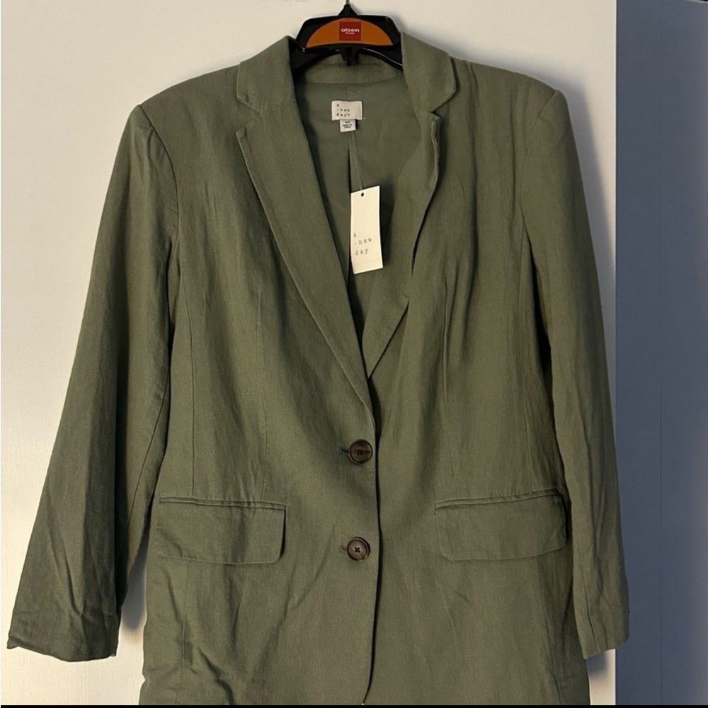 Olive Green Women's Blazer